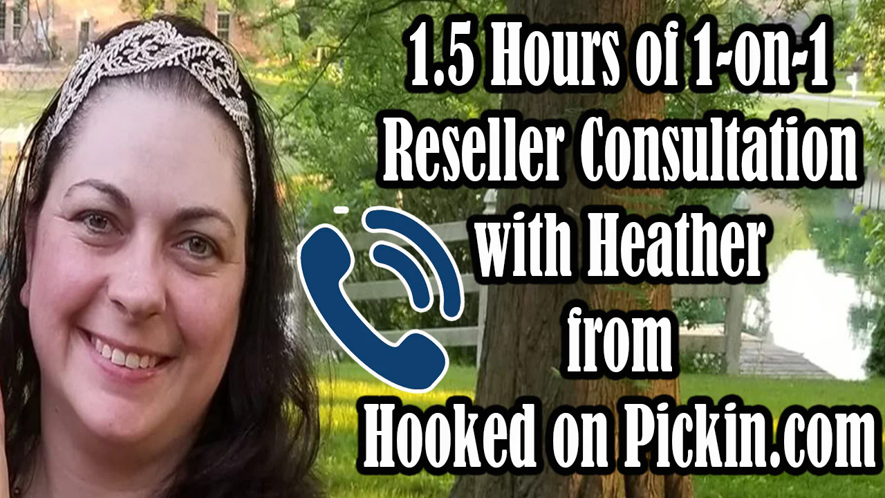 1-0n-1 Re-Seller Phone Consultation with Heather from Hooked on Pickin' - Image 4