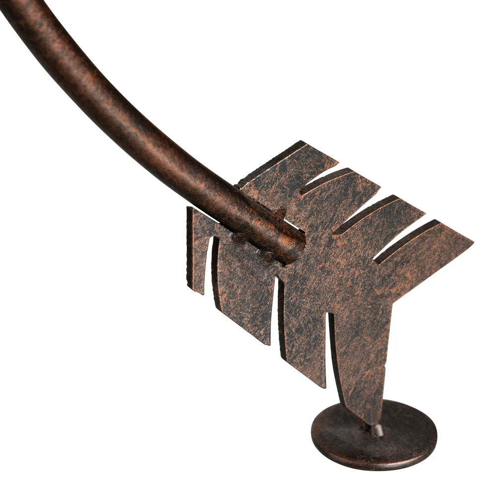 Crestview Bent Arrow Table Lamp w/Fabric Shade, Metal, 15"x15"x30"H-- Set of 2 - Image 4