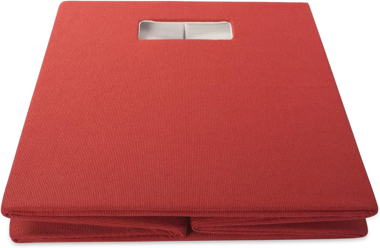 DII Non Woven Collapsible Square Polyester Storage Cube Solid Rust 13x13x13"H - Image 3