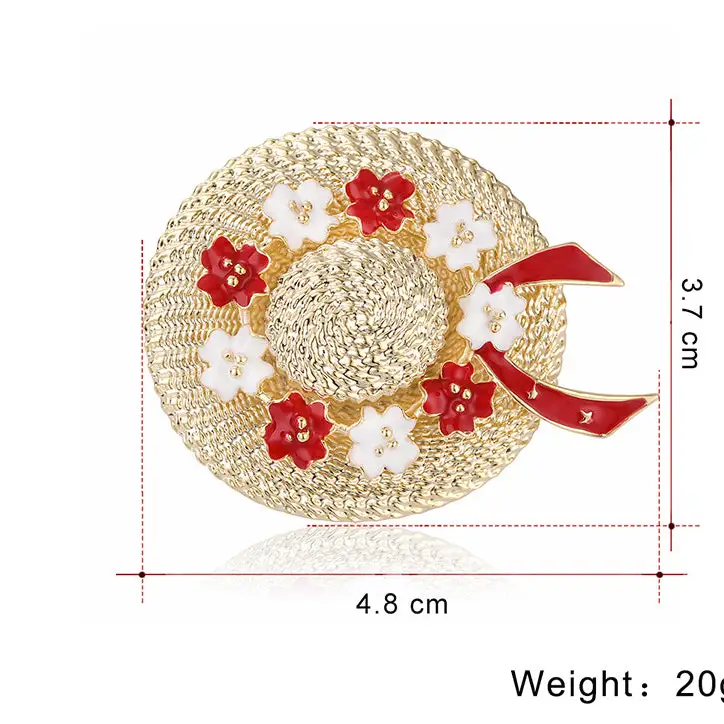 Flower Hat Brooch - Image 3
