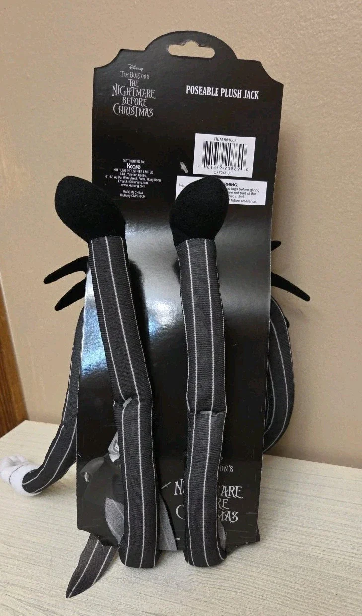 NBC Posable 24" Plush-Choose either Jack or Sally or get Both!! - Image 3