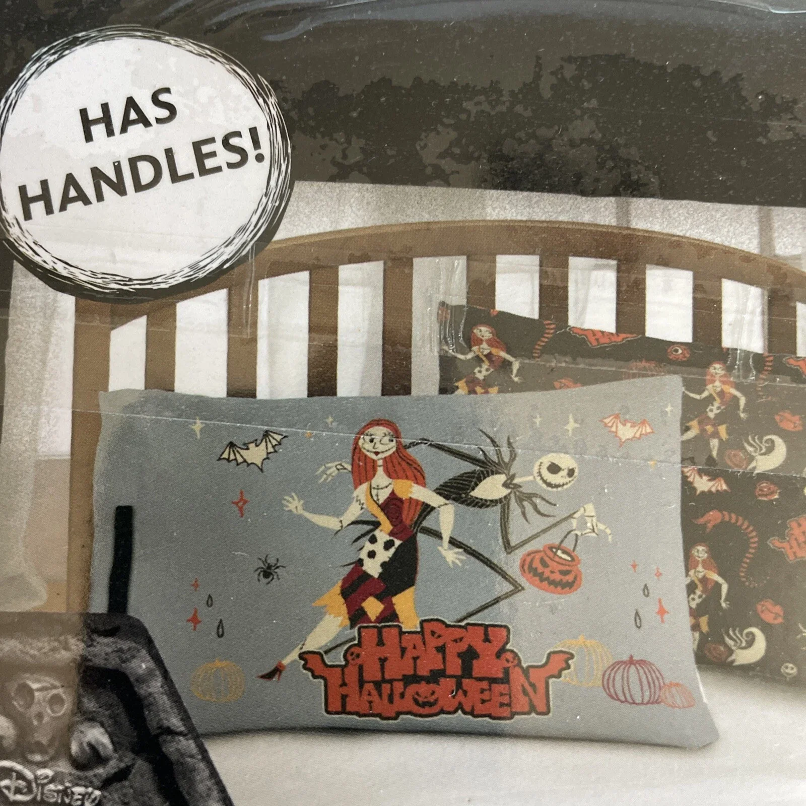 NBC Sally Jack Trick Treat Pillowcase 20x30” w/ Handles - Image 4