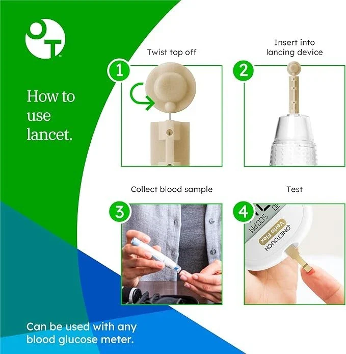 One Touch UltraSoft 2 Lancets Box/100 - Image 3