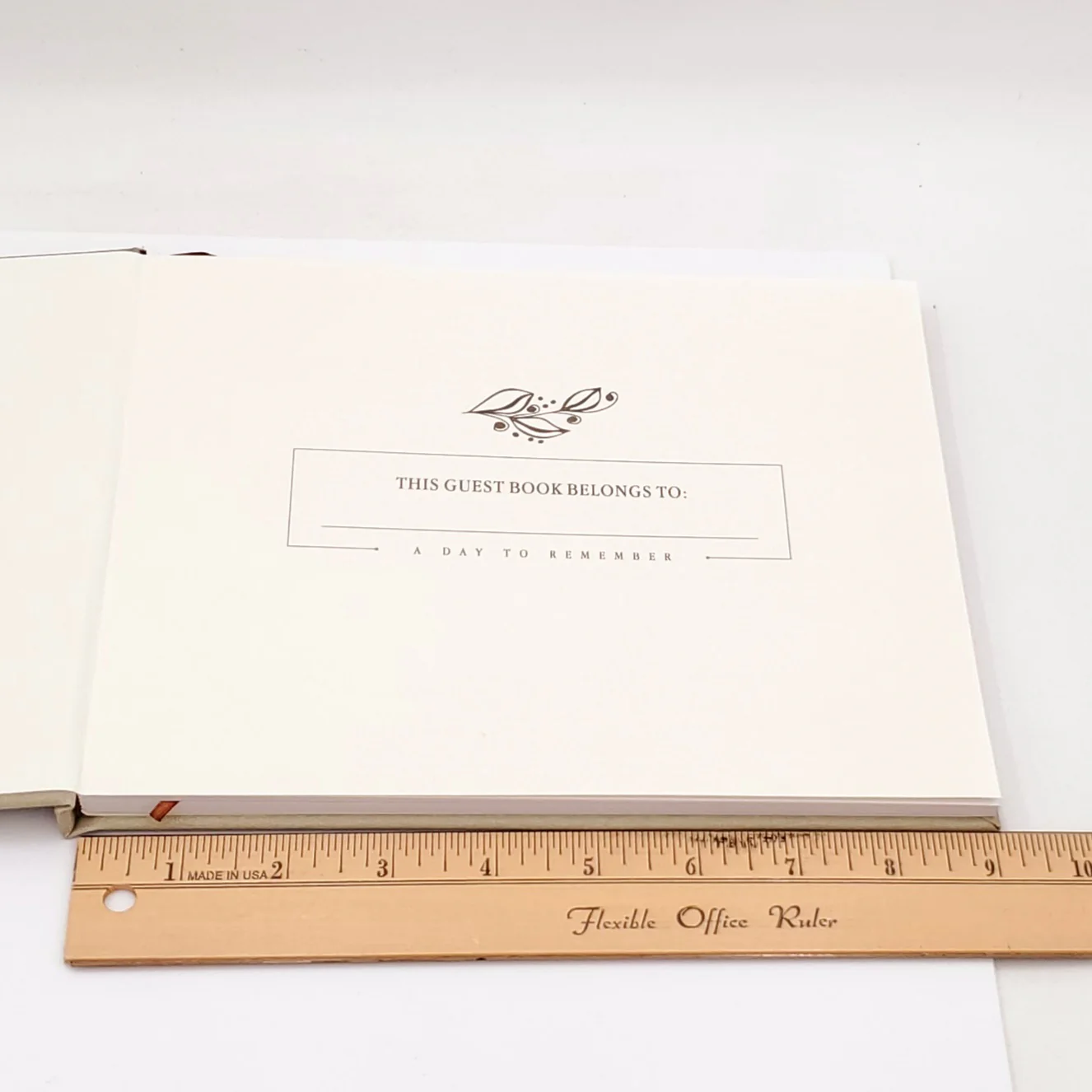 Wedding Guest Book- Khaki - Image 3