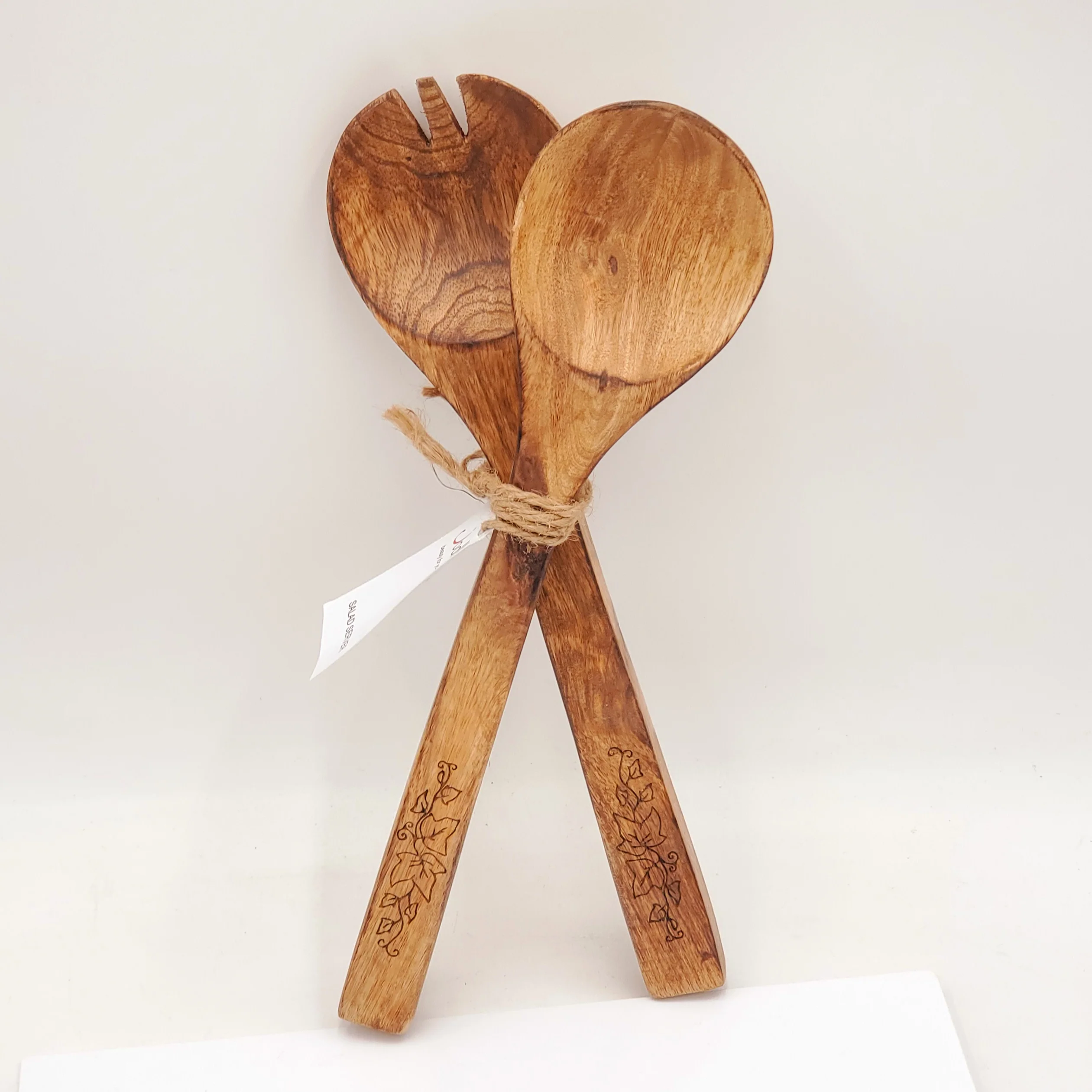 Wooden Salad Server Set - Image 3